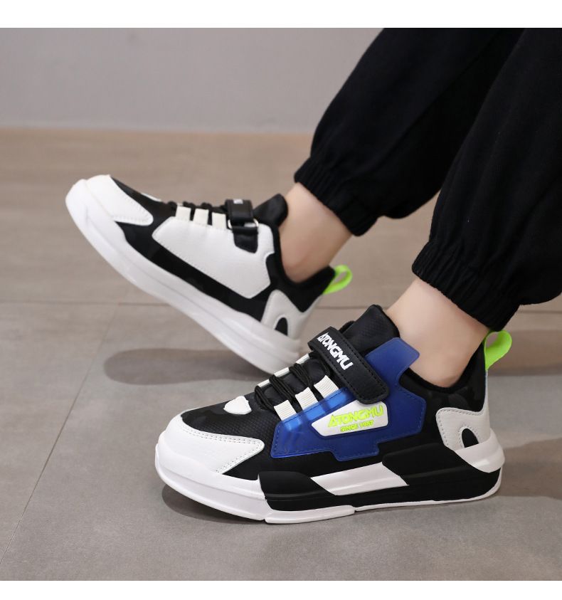 Kids Shoes Boys Shoes Autumn and Winter 2024 New Two Cotton Plus Velvet Warm Children's Sports Shoes Girls Casual Soft Sole_voghion.com