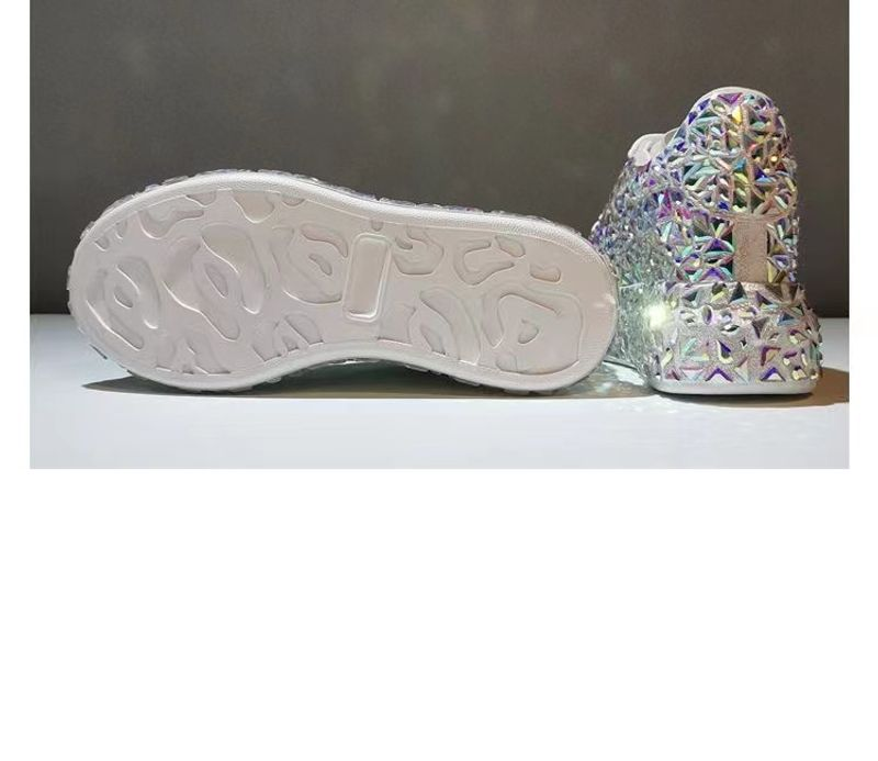 P7 2023 Herbst Frühling Leder Frauen Neue Stil Mode Plattform Ins Plattformen Turnschuhe Flut Glanz Bling Strass Schuhe_voghion.com