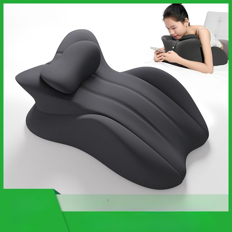 Oreiller en mousse à mémoire de forme, oreiller de lit pour dormir, coussin de dossier, support ergonomique, oreiller de cou et de repose-jambes, oreiller de lecture, utilisation du téléphone, position couchée_voghion.com