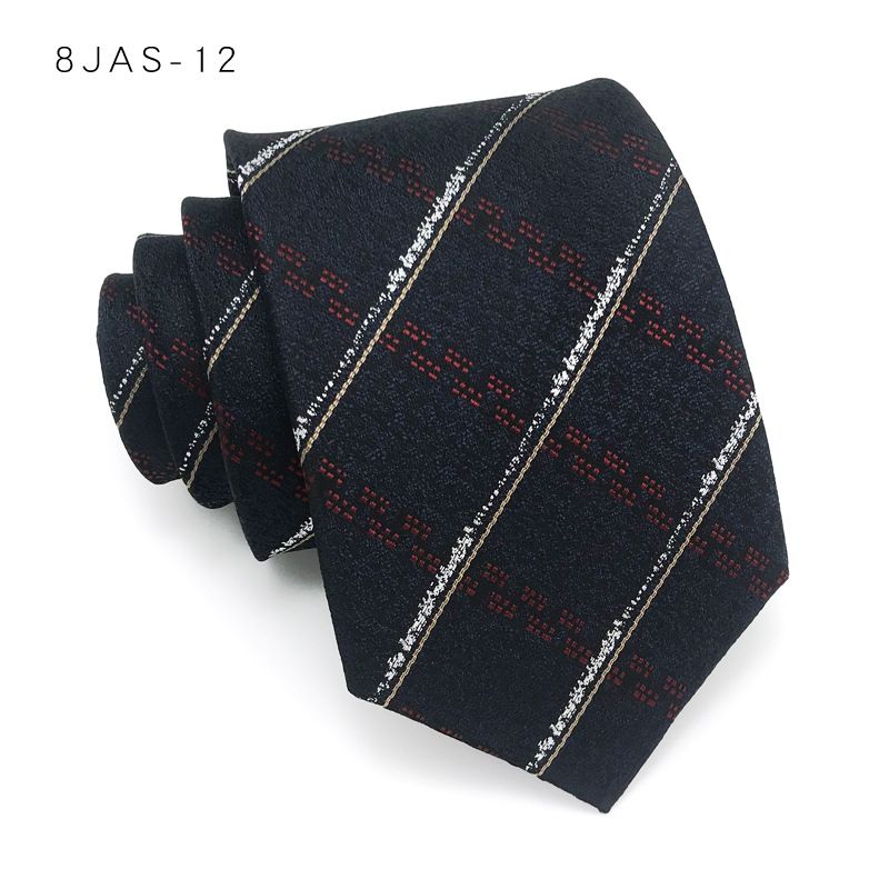 Stropdas heren herfst- en winterformeel zakelijk overhemd champagne koffie bruin kastanje donkere kleur werkpersoneel met de hand bedrukt 8CM_voghion.com