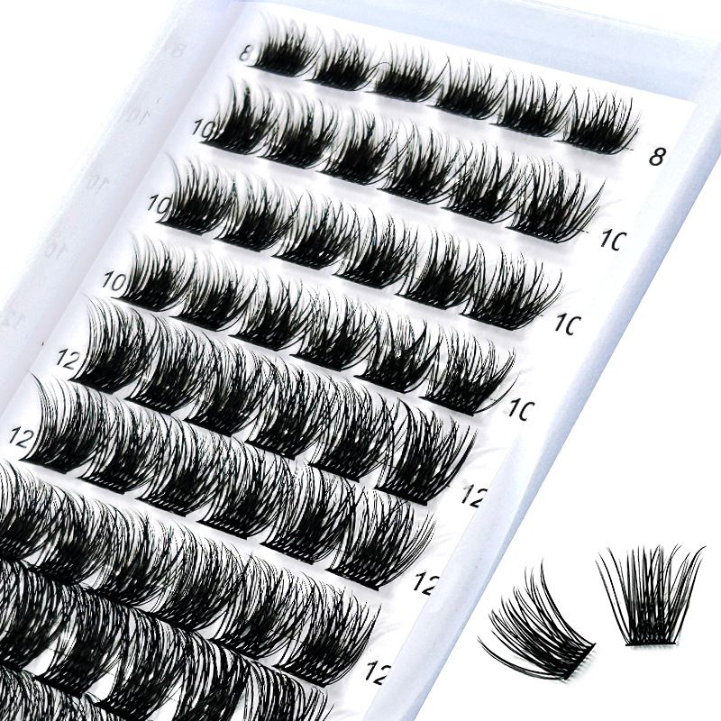 Cluster Lashes Eyelash Clusters Segmented Long Dense Grafted False Eyelashes_voghion.com