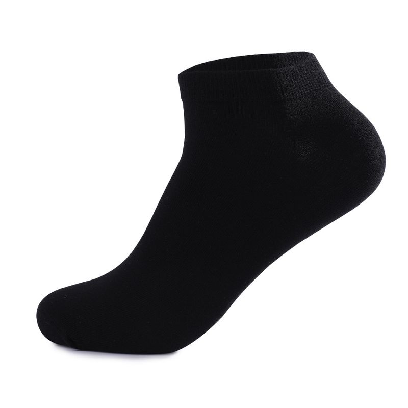 2025e Men's Plus Spring Summer Full Cotton Running Sports Tube Large Size Short Socks_voghion.com