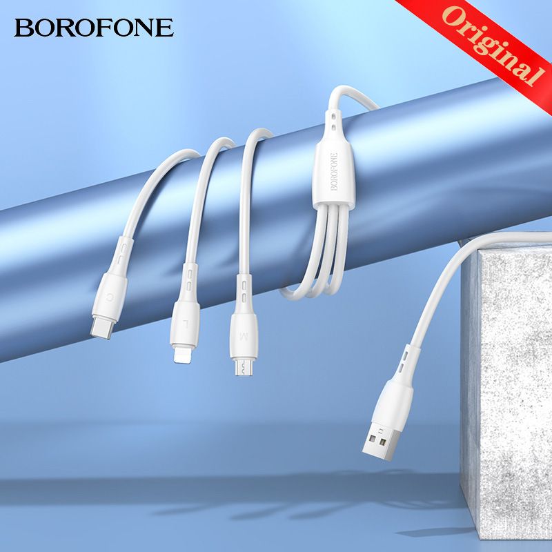 Cable de carga rápida tres en uno para festivales de música BX72, compatible con teléfonos Apple y Android TC._voghion.com