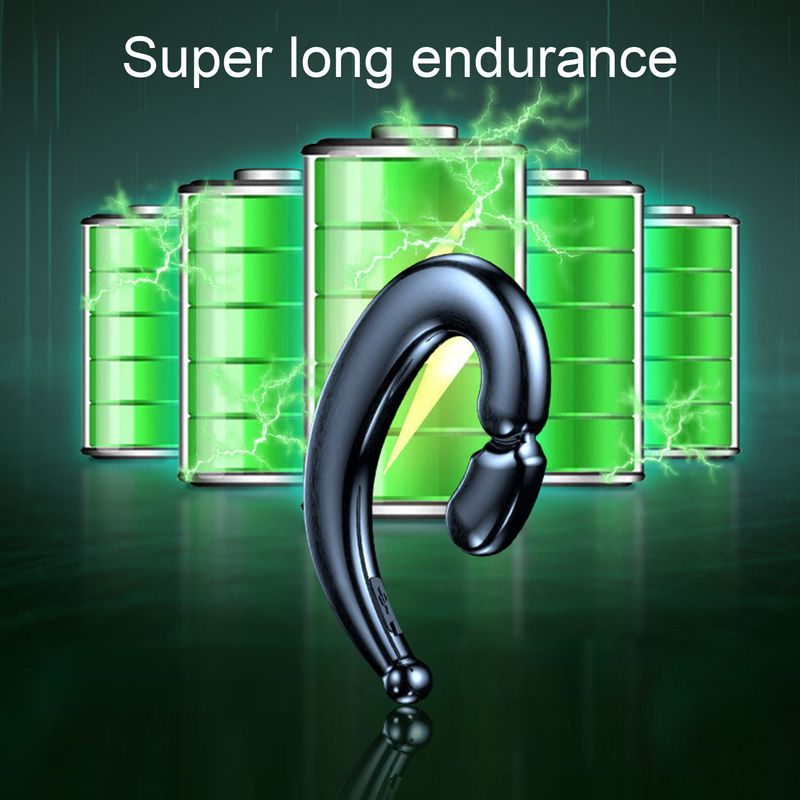 M520 Bone Conduction Earphone Adjustable Clear Sound Quality Ear Hook Wireless Bluetooth-compatible 5.2 Stereo Headphone_voghion.com