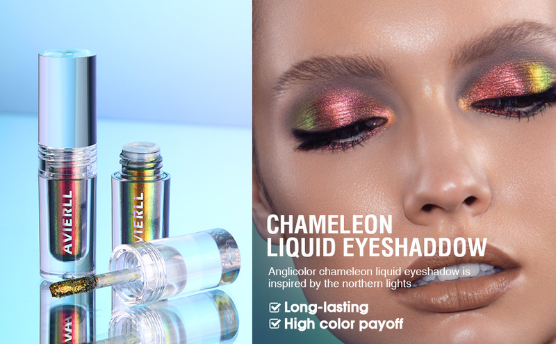 Aurora Multi Chrome Oogschaduw Pigmenten Langdurige Chameleon Peacock Galaxy Chrome Glitter Vloeibare Oogschaduw voor Feest Prestaties Muziekfestival_voghion.com