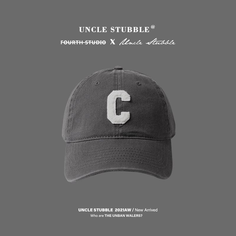 New Hat With Multiple Styles, Gray Soft Top Baseball Cap, Duckbill Men, Korean Version, Versatile Knitted Cap For Women_voghion.com