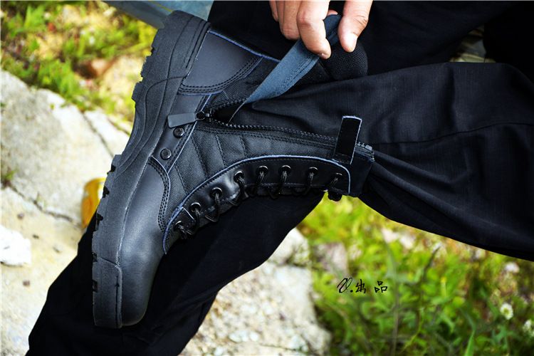 Men's Shoes Outdoor Desert Boots High Top Tactical Boots Military Fan Training Boots Men's Military Training Shoes Combat Boots_voghion.com