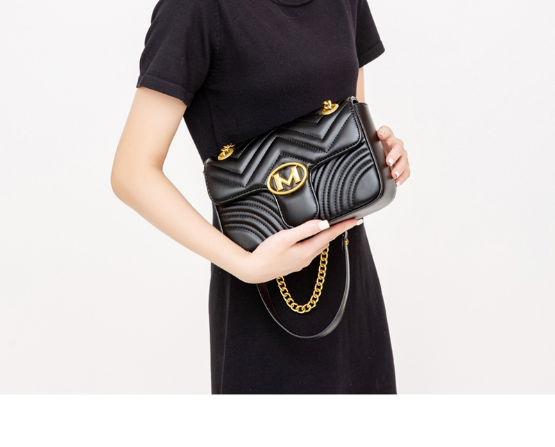 Designer Nuovo originale Lettere di tendenza della moda Squisita catena per il tempo libero Atmosferica Borsa da donna con tracolla a tracolla lombarda da donna_voghion.com