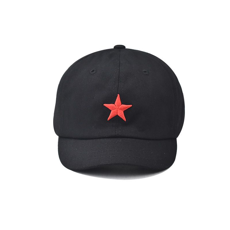 Casquette de baseball à visière courte pour homme, casquette à visière courte en forme de pentagramme, casquette d'été à bec de canard, jeune tendance, couple simple et à la mode_voghion.com
