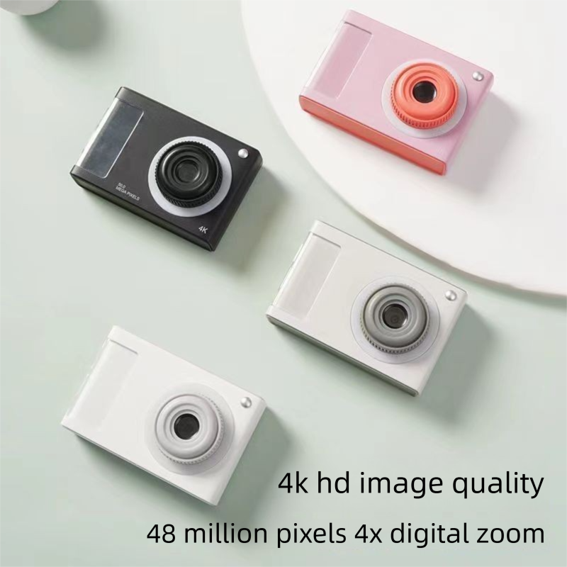 Ultraheldere digitale camera met dubbele camera, campus CCD, studentenspeelgoed, draagbare, hoogwaardige fotografiesimulatie, vrouwelijk_voghion.com