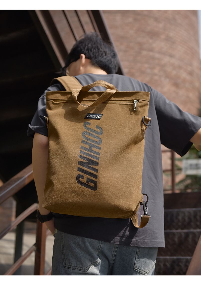 Men's Bags Men's Backpack Commuter Bag Large Capacity Multi Function Multi Function Bag Outdoor Shoulder Messenger Painting Bag_voghion.com