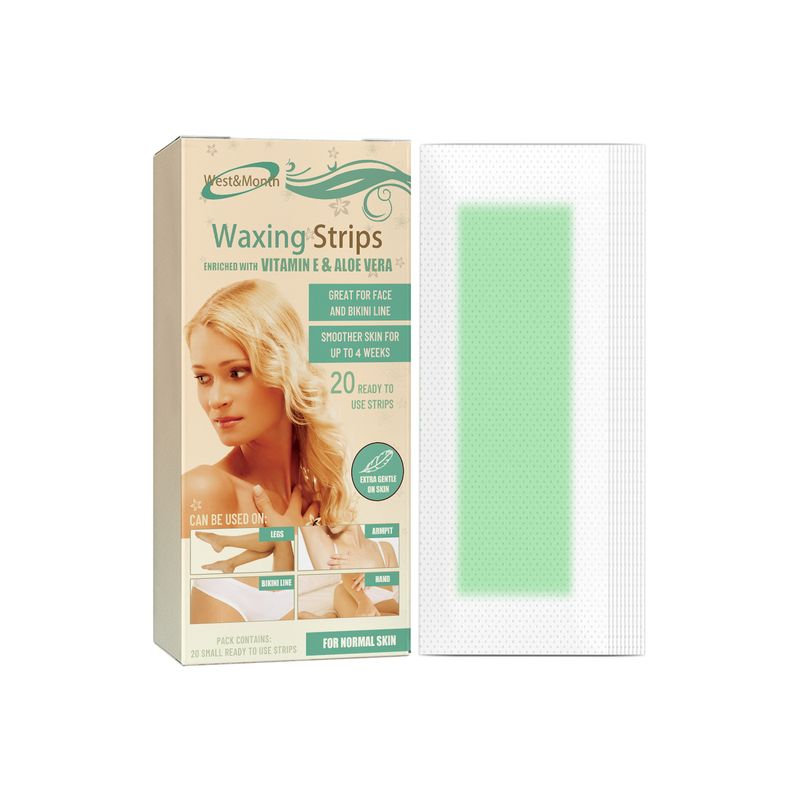 West&Month: depilación rápida y suave sin dejar manchas. Papel encerado para axilas, brazos y piernas._voghion.com