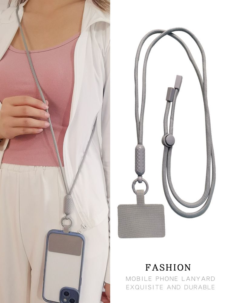 Tracolla di nuovo stile, collo a tracolla, chiave del cellulare alla moda, etichetta appesa, corda regolabile per evitare perdite_voghion.com