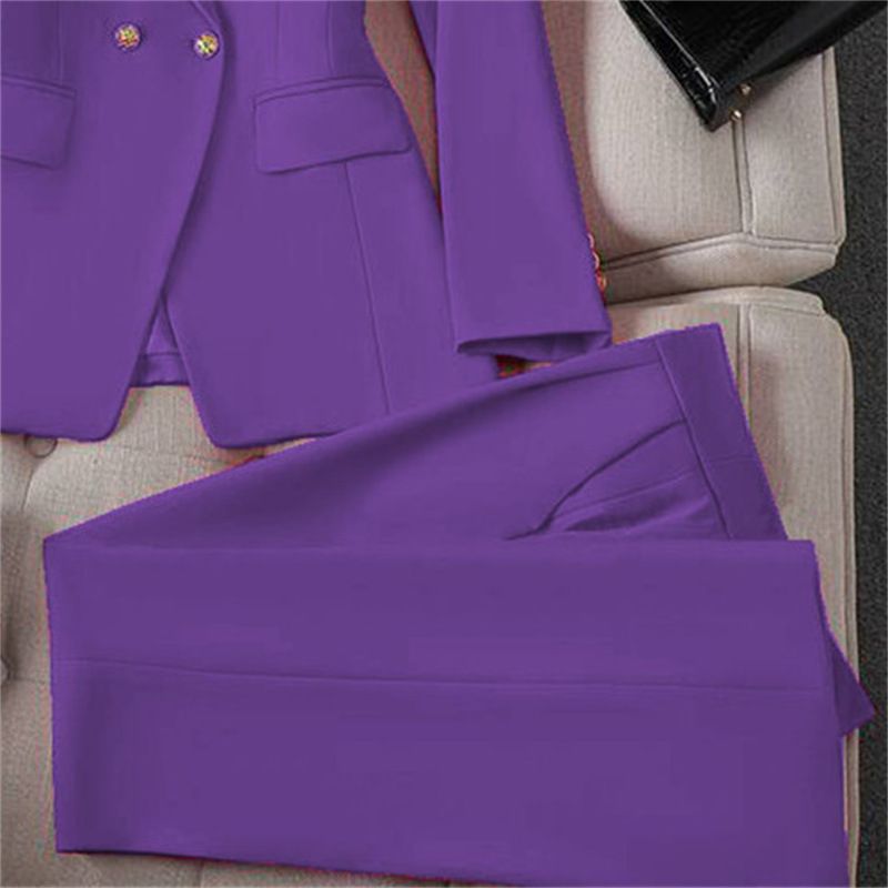 Women's Clothing Spring Red Suit Jacket Women's New Professional Temperament Commuter Small Fashion Suit Set_voghion.com