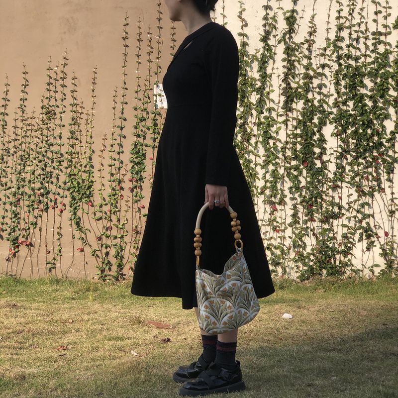 Nuova collezione primavera/estate 2023 Linglan Story Little Tote, stile casual versatile, borsa a tracolla sottobraccio_voghion.com