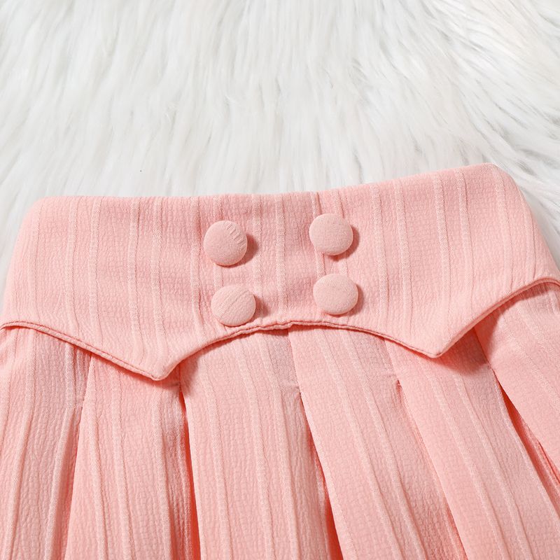 Παιδικό καλοκαιρινό γιλέκο με τιράντες, πολύχρωμο πέτο, μονόπετο μπουφάν με μανίκια, πλισέ κοντή φούστα, σετ για κορίτσια_voghion.com