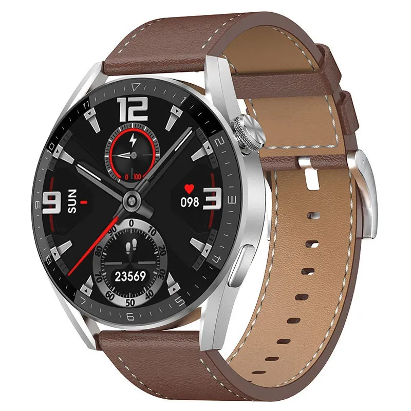 DT3 Max Men Smart Watch NFC 390*390 Bluetooth Call AI Voice Assistant Password GPS Tracker Wirelss Charging Smartwatch_voghion.com