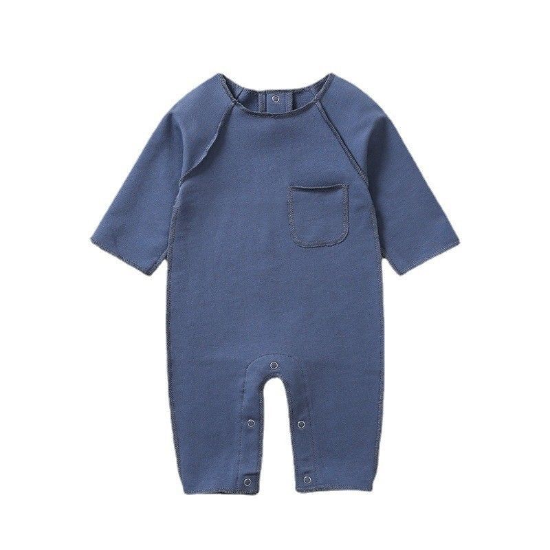 Kids' Clothing Newborn Clothes Plus Velvet Jumpsuit Autumn And Winter Baby Warm Jumpsuit Crawling Clothes_voghion.com