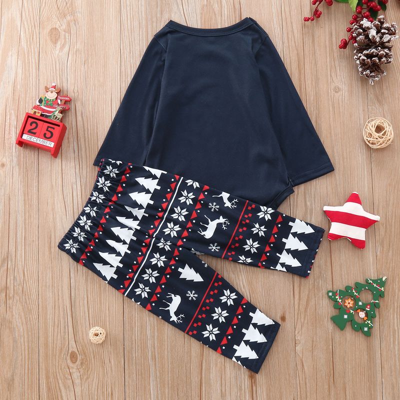 Herbst/Winter Weihnachten Neue Stil Eltern Kind Home Set Pyjamas Auf Lager_voghion.com