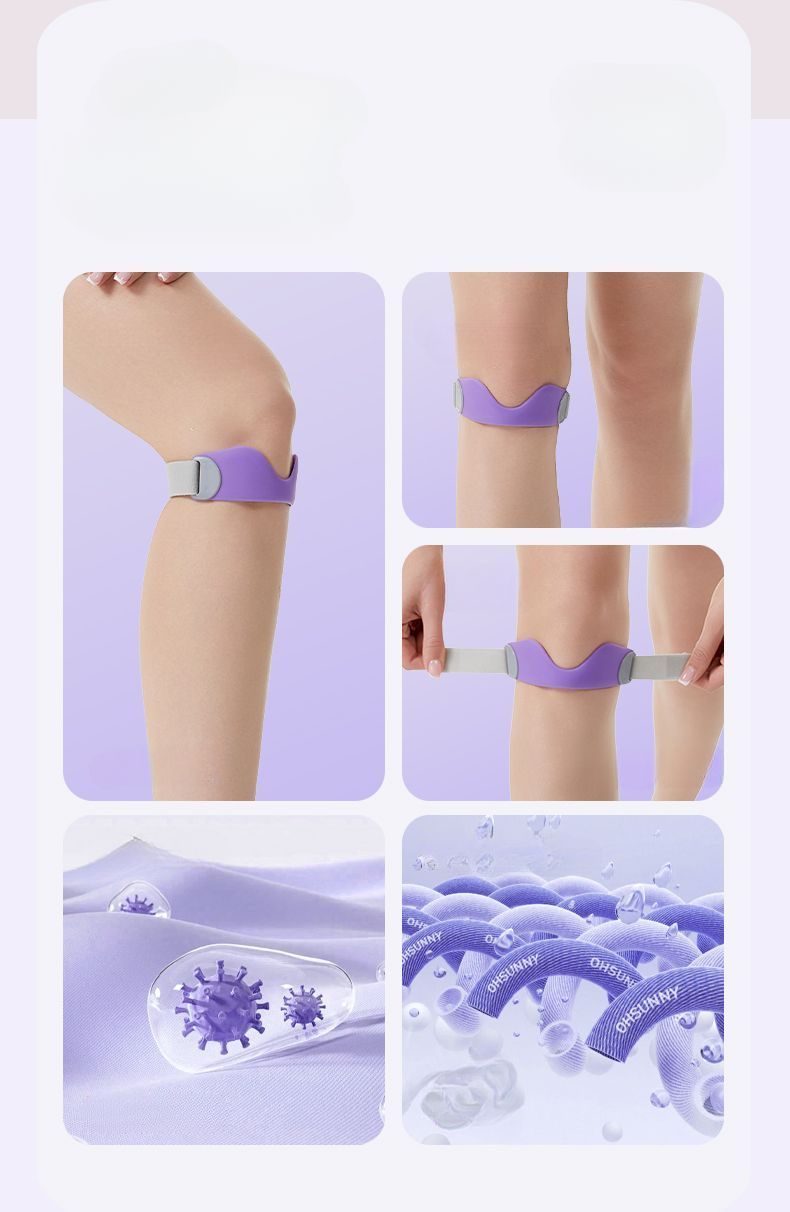 New Adjustable Patella Strap Knee Brace Sports Compression Outdoor Running Fitness Shock Absorption Protective Gear_voghion.com