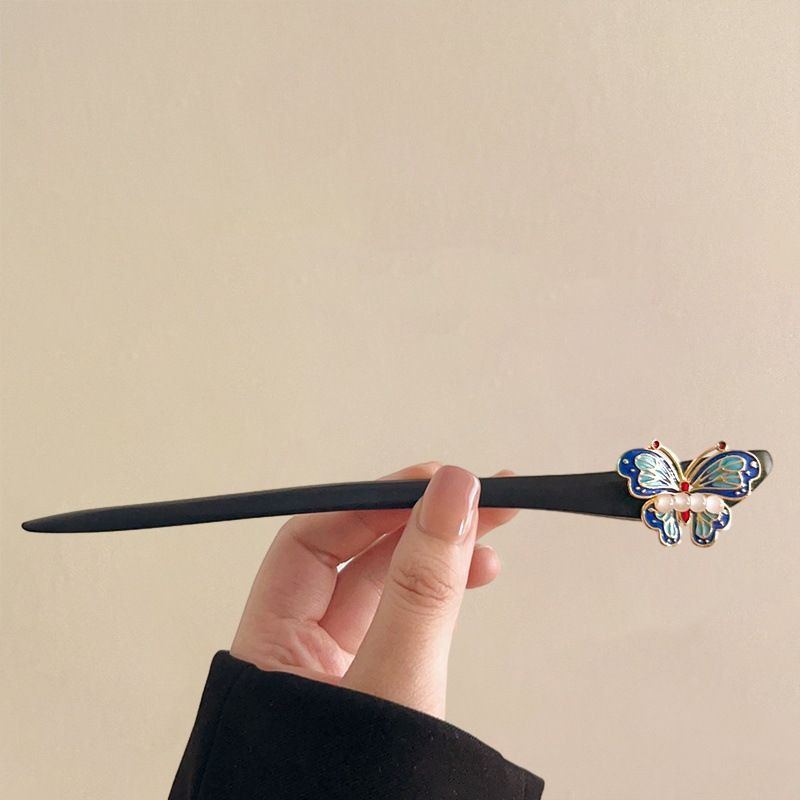 Neue chinesische Schmetterlingsquaste, schlicht und personalisiert, Cheongsam im antiken Stil, Hanfu, Haarnadel mit hochwertigem Sinn, Nischenhaar_voghion.com