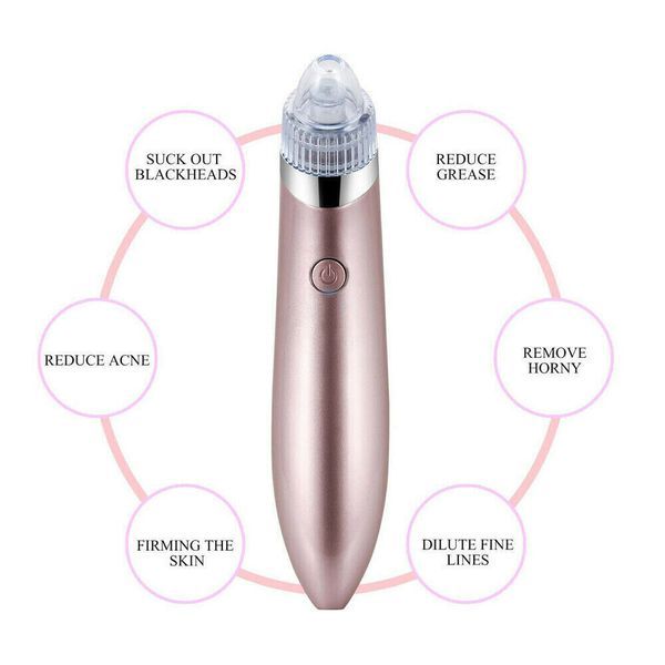 Aspirateur électrique pour points noirs, nettoyeur de pores, élimine les boutons d'acné, outil d'aspiration puissant, élimine les points noirs, aspiration sous vide des pores, dermabrasion au diamant F_voghion.com