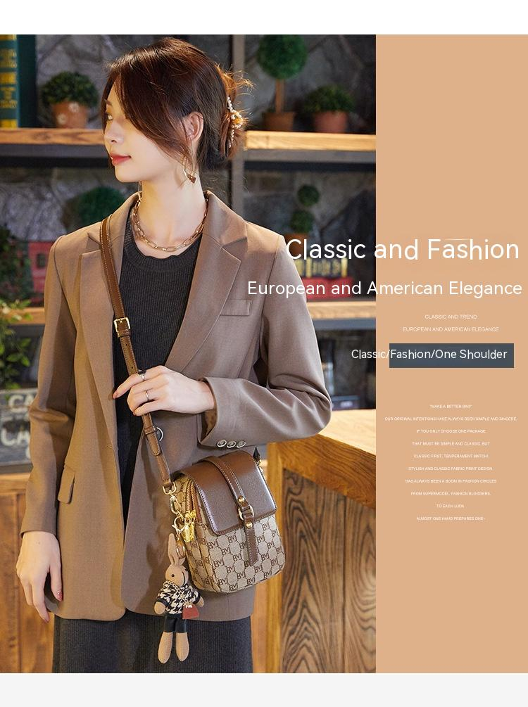 2023 Nova moderna i napredna torba Ženska modna retro dizajn mini torba za telefon Svestrana torba preko jednog ramena_voghion.com