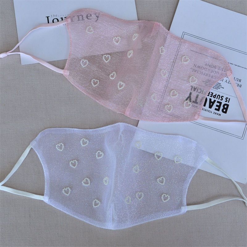 New Summer Tulle Mask Star Mask_voghion.com