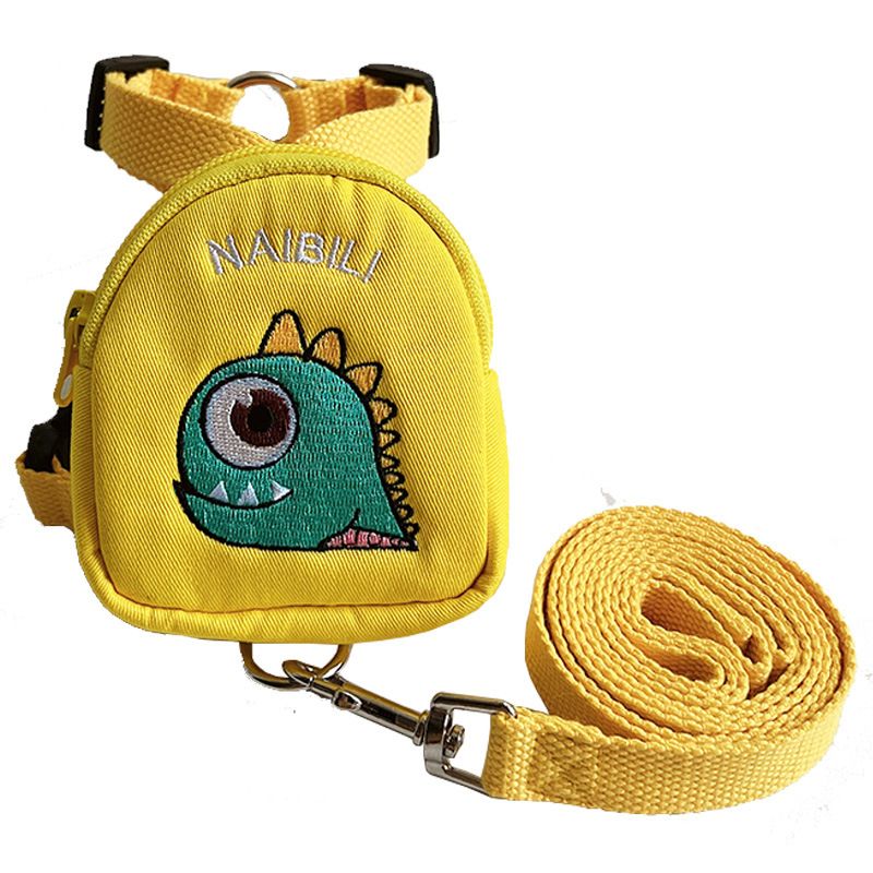 Small Pet Backpack Teddy Bichon Leash Cat Harness Dog Walking_voghion.com