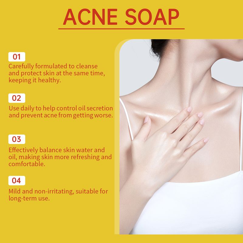 Jaysuing Acne Cleansing Soap Gently Cleanses Back Pimples Smooth And Refreshing Cleansing Soap_voghion.com