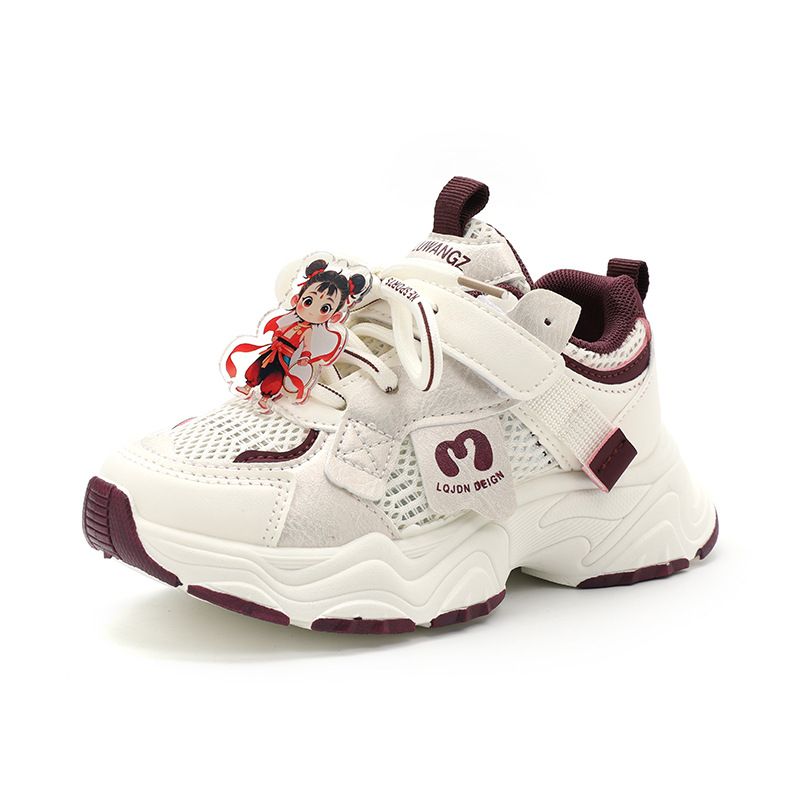 Girls' Sports 2025 Spring And Autumn New Boys' Running Cartoon Casual Children's Mesh Breathable Dad Shoes_voghion.com