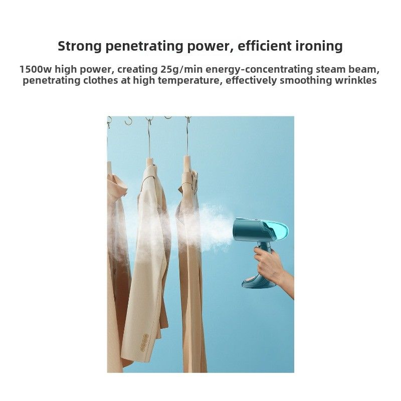 Mini damp hængestrygejern Dampstrygejern Håndholdt bærbar husholdningsrejsestrygning Tør- og vådstrygemaskine_voghion.com