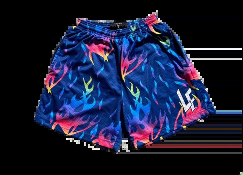 Herrkläder Strandbasketbyxor Sportshorts Löpning herr Fitness mesh andas snabbtorkande hipster casual lös träning plus size byxor_voghion.com