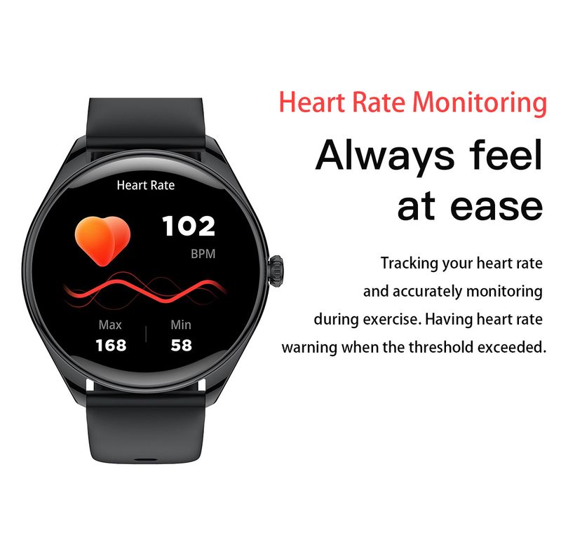 syct GM55 Smart Call Step Count Heart Rate Blood Pressure Health Monitoring Outdoor Sports Multifunctional Watch_voghion.com