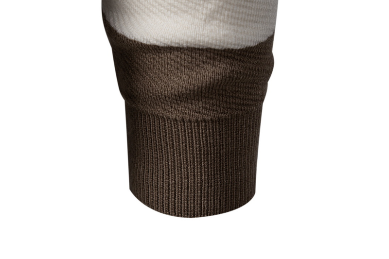 Maglione pullover caldo versatile a righe sottili da uomo, scollo rotondo, 2023, nuovo inverno_voghion.com