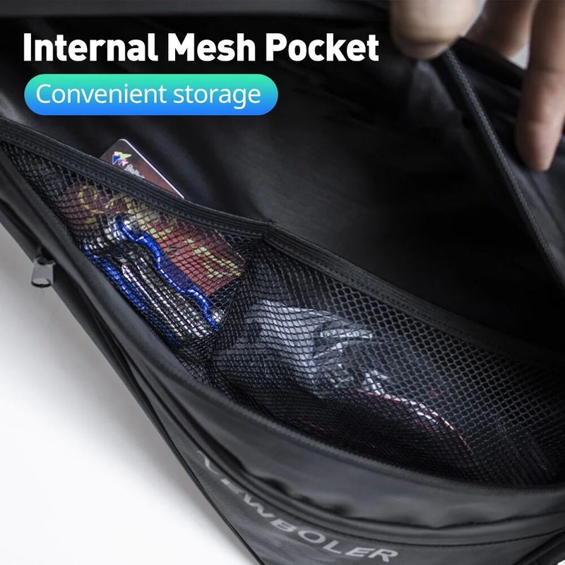 NEWBOLER Large Bicycle Triangle Bag Bike Frame Front Tube Bag Waterproof Cycling Bag Pannier Ebike Tool Bag Accessories_voghion.com