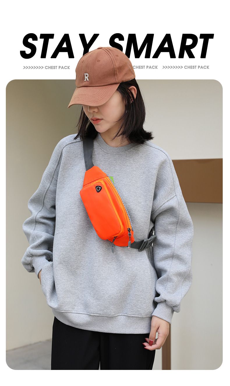 Marsupio ultraleggero in nylon per corsa, viaggi e uso quotidiano - Cinturino regolabile, design multitasche, resistente all'acqua_voghion.com