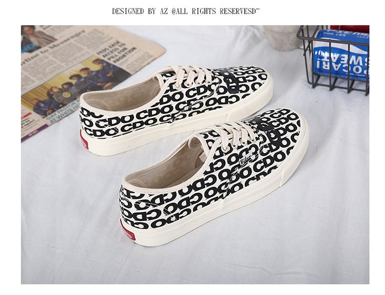 2024. gada pavasara korejiešu versijas ulzzang audekla apavi pāriem ikdienas apavi ar burtu apdruku skrituļdēlis apavi studentiem visiem spēļu dēļiem_voghion.com