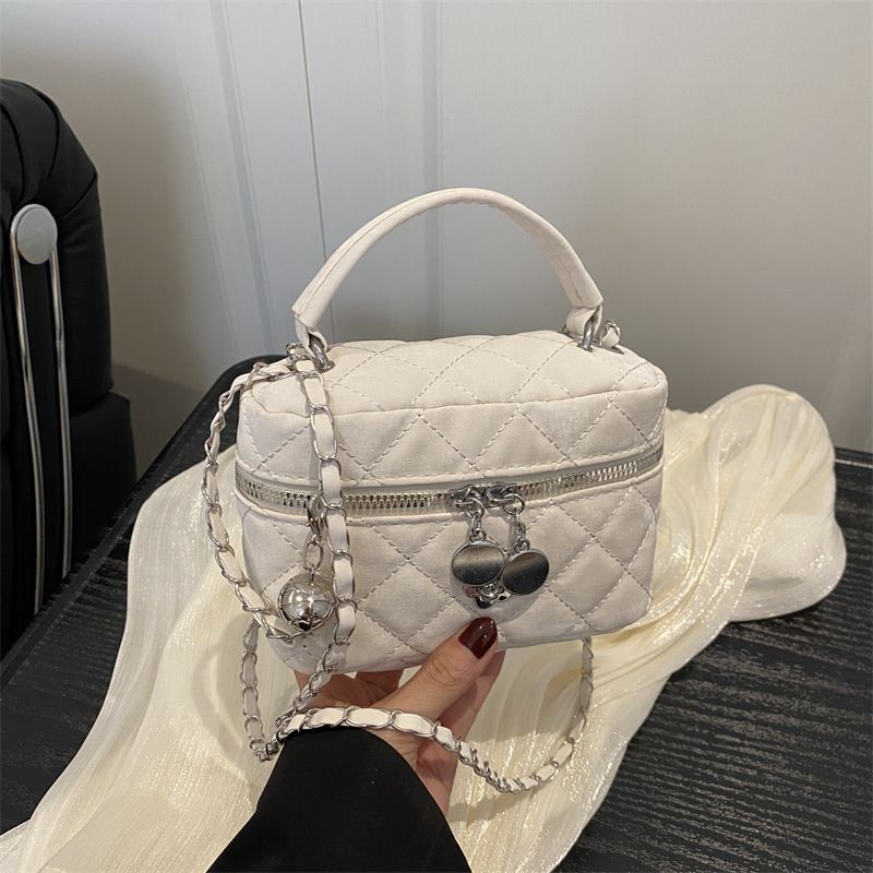 Stil für Frauen 2025 Neue gesteppte Mini-Handtasche High-End Vielseitige Kette Schulter Umhängetasche_voghion.com