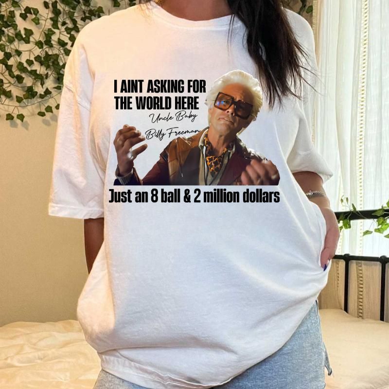 Camiseta Oncle Billy Feeman Juste une balle de 8 et 2 millions de dollars, Camiseta Divetida Baby Billy, Egalo Paa Fans, Tela De_voghion.com