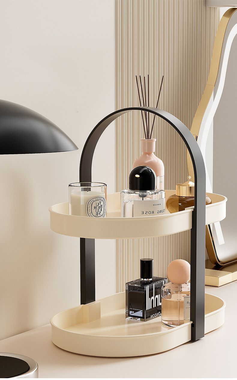 Cosmetics Desktop Office Dresser Skin Care Products Perfume Lipstick Storage Box Sorting Shelf_voghion.com