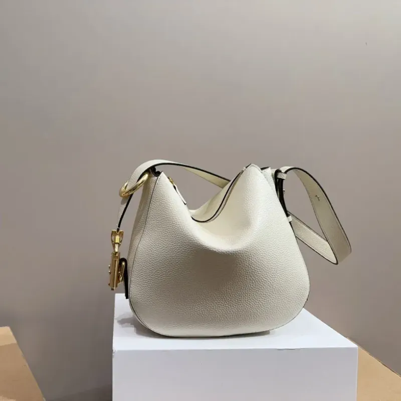 Borsa a tracolla grande con fibbia a gancio, decorazione in rete Eboy, borsa a tracolla grande con cerniera a forma di G, design staccabile_voghion.com