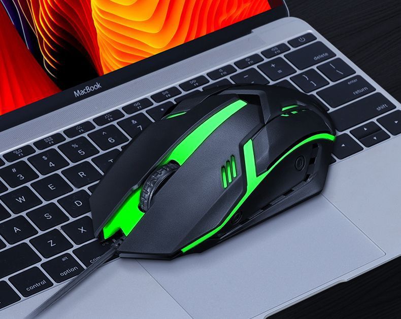 Hiire ja klaviatuurid mänguklaviatuur USB-vedrustusega mehaanilise tunnetusega juhtmega klaviatuur ja hiir_voghion.com
