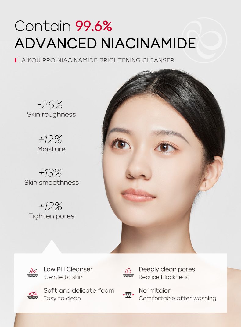 Cleansers Niacinamide Facial Cleanser 50g Cleansing Skin Hydrating Moisturizing_voghion.com