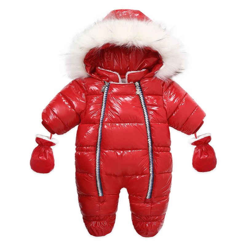 Roupas de bebê novas crianças de inverno grosso quente macacão de bebê_voghion.com