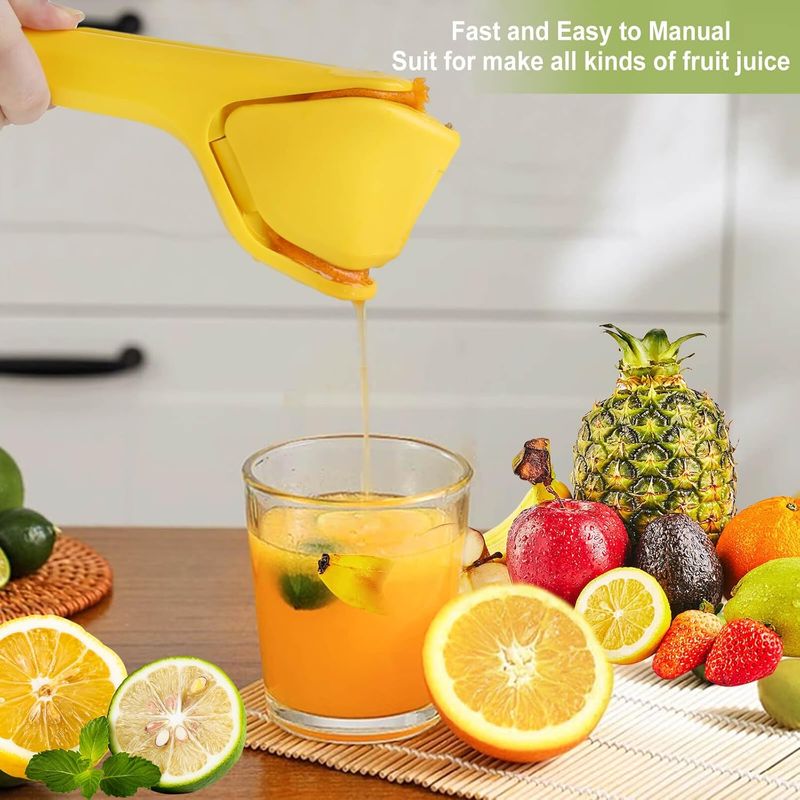 【Space-Saving】Foldable Lemon Press | BPA-Free Food-Grade ABS | Lever-Action Design | Dishwasher Safe | For Lemons/Limes/Small Citrus_voghion.com