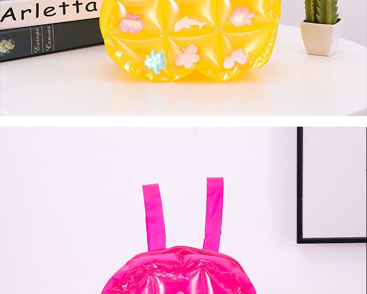 New Inflatable Load Reduction Backpack PVC Inflatable Bag Children's Primary School Schoolbag Jelly Color Cartoon Backpack_voghion.com
