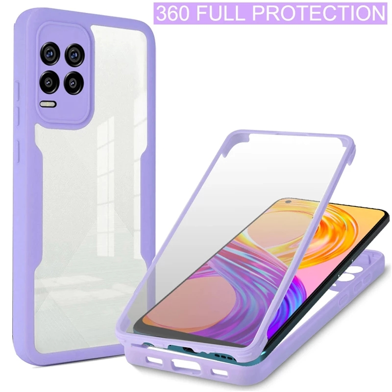 Pour OPPO Find X5 Pro Lite 360 Coque de Protection Complète Pour Oppo A52 A92 A72 A33 A53 A54 A74 A94 A95 A16 A13 A15 A9 Housse Antichoc_voghion.com