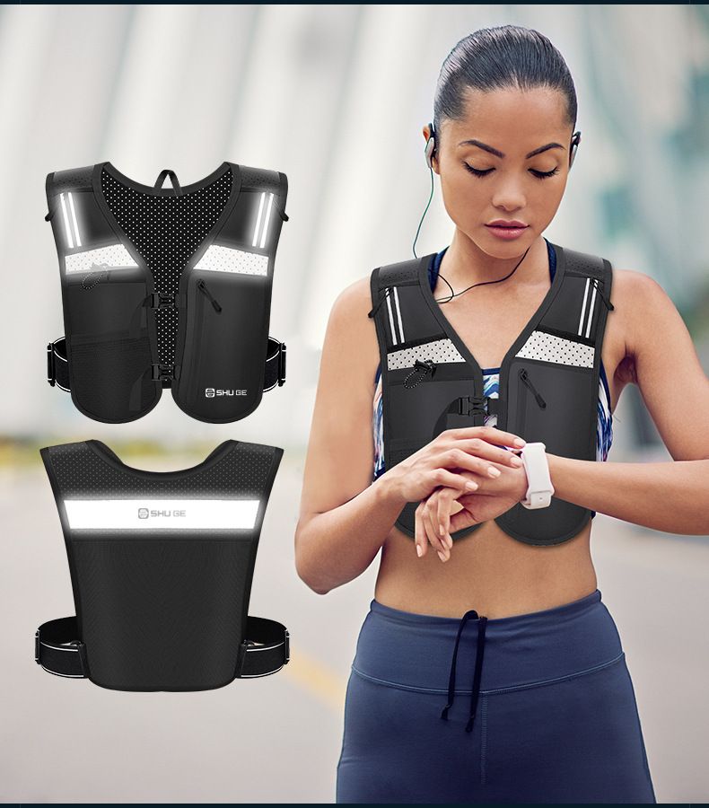 Kamizelka sportowa Marathon Mesh, oddychająca, wielofunkcyjna, torba turystyczna do biegania w terenie_voghion.com