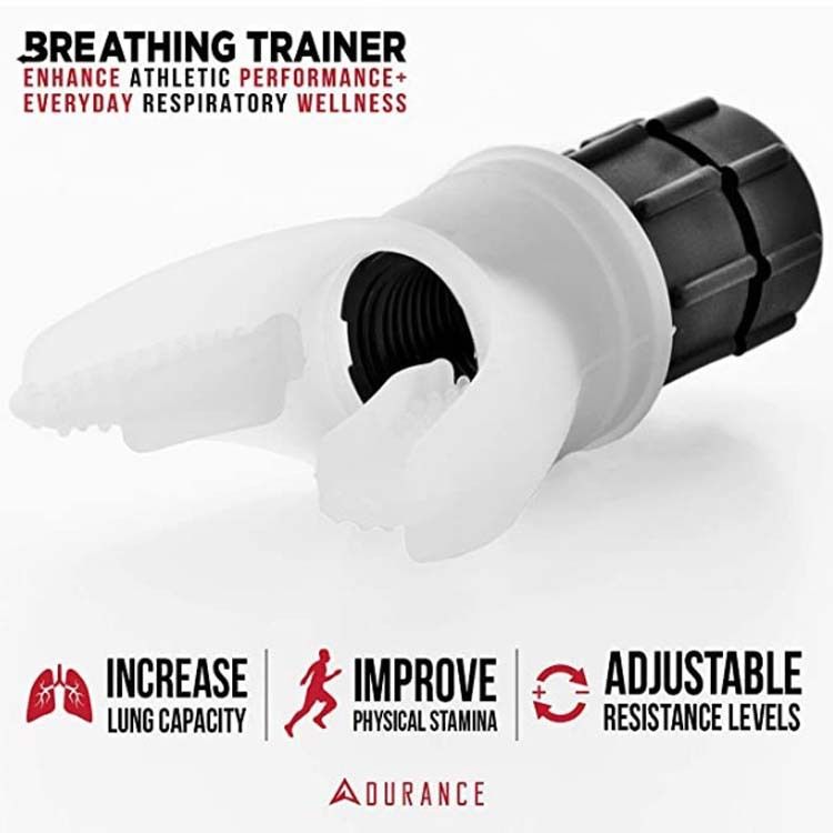 Mască de respirat ergonomică din silicon pentru scufundări, pentru antrenamentul RMT, pentru lung & fitness trainer_voghion.com
